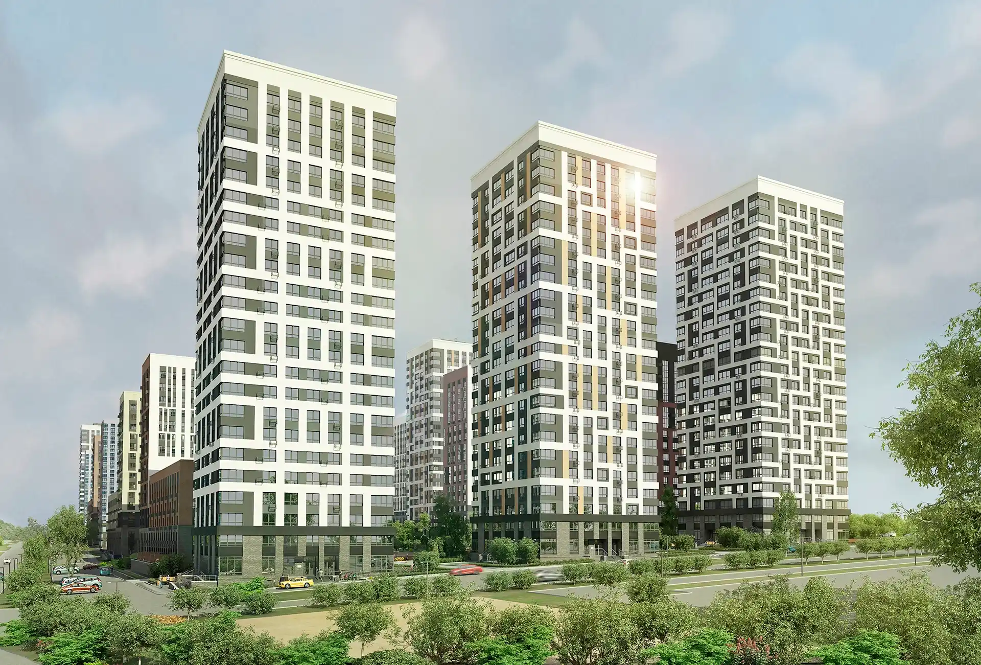 Дом 1 - Городские кварталы Ольгино